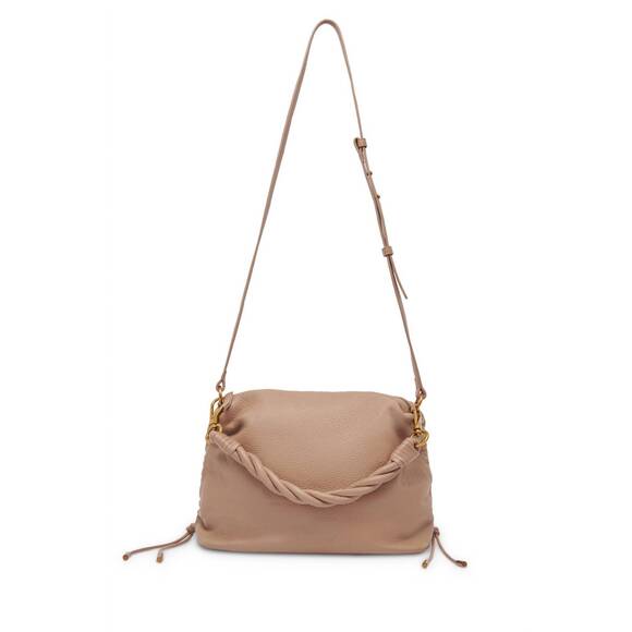 DOLCE VITA Handbags - NEW DOLCE VITA women's preston crossbody shoulder bag with twist handle in beige